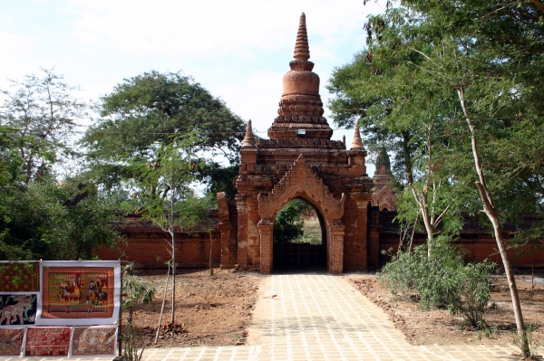 One of the side gateways to the temple