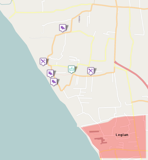 Map of Seminyak