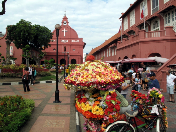 The Christ Church of colonial Melaka