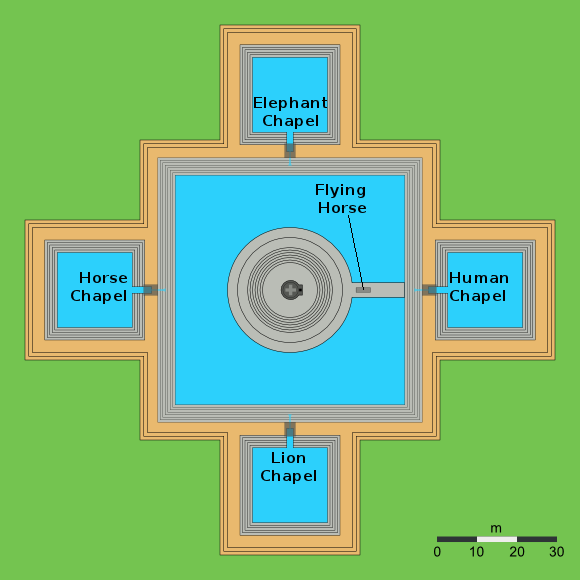 Plan of Neak Pean