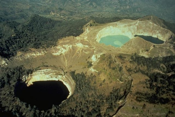 Ariel view of lakes