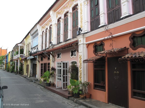 Shophouses along Romanee Lane